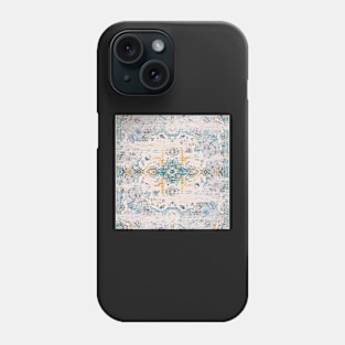 Bohemian Distressed Design Blue Phone Case