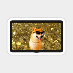 Thug Doge Masks! Doge background! Magnet