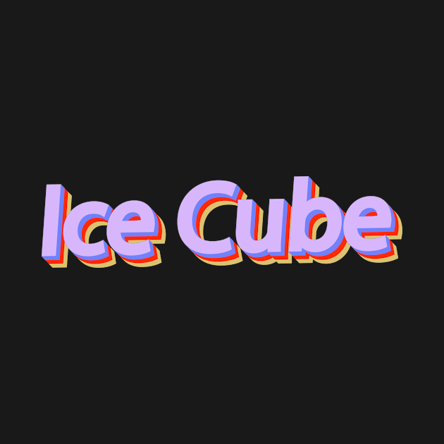 Ice Cube /</ Typography Design by OlasyMasy