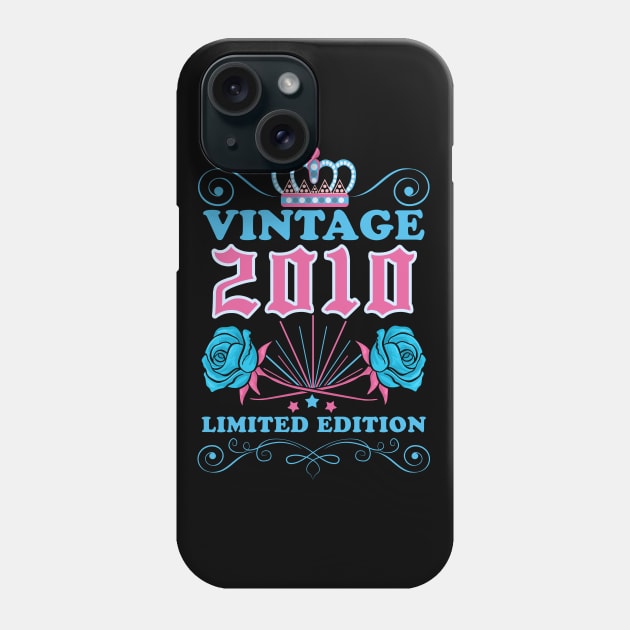 Vintage 2010 12nd Birthday 12 Years Old Gifts Limited Edition Phone Case by CreativeShirt