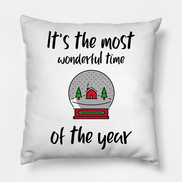 It's the most wonderful time of the year Pillow by Gluten Free Traveller