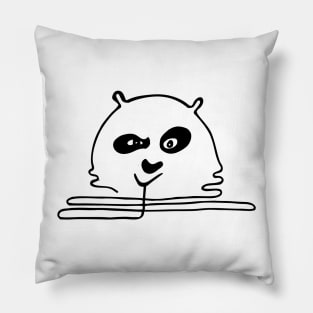 Spaghetti Panda Pillow