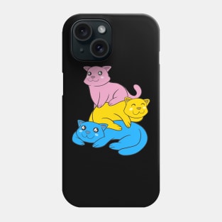 Pansexuality Flag Cats Pan Pride Color Phone Case