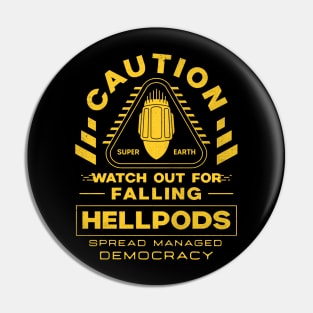 Hellpods Caution Pin