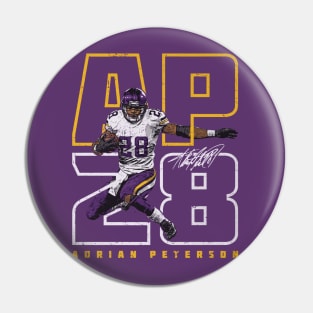 Adrian Peterson Minnesota AP28 Pin