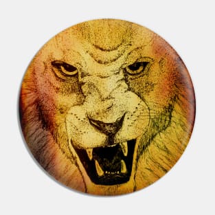 Lions Roar Pin