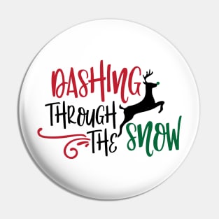 Dashing trough the snow Pin