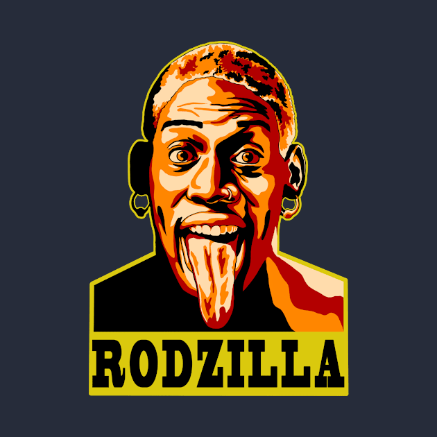 Dennis Rodman, Rodzilla, The Worm, nWo Wrestling by aditchucky