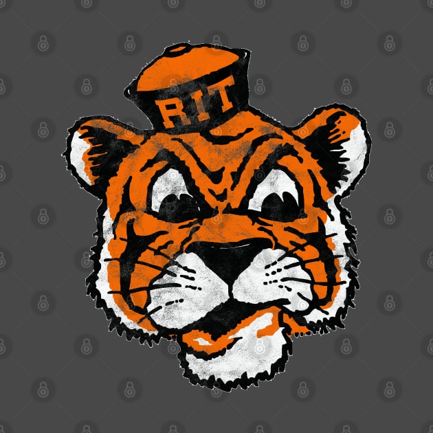 Support the RIT Tigers with this vintage design! by MalmoDesigns