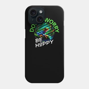 Brazil Funny Pun Don't Worry Be Happy Psychedelic Frog Phone Case