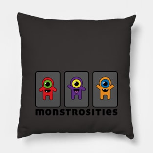More Monstrosities Pillow