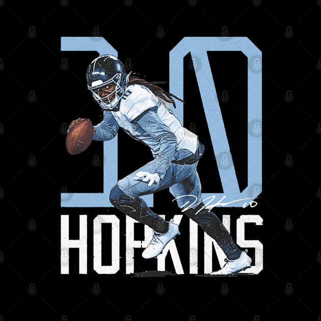 DeAndre Hopkins Tennessee Bold Number by ClarityMacaws