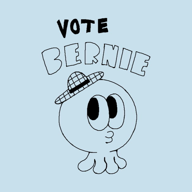 little octo says vote for Bernie (all proceeds to campaign) by SallyCrab