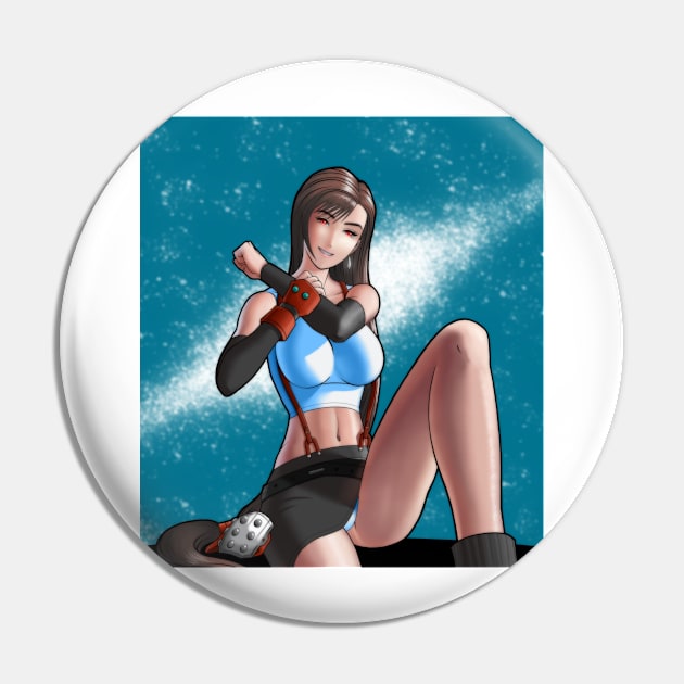 Final Fantasy 7 Tifa Pin by Pen Pressure