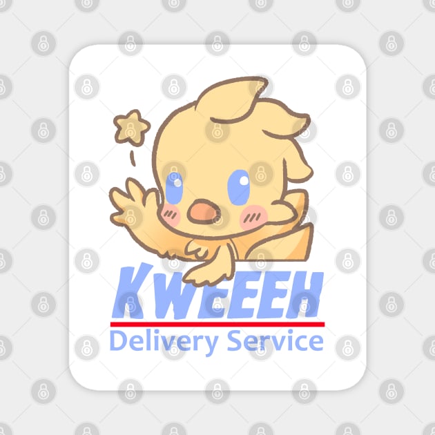 Kweeeh Delivery Service Magnet by Kyandeisu