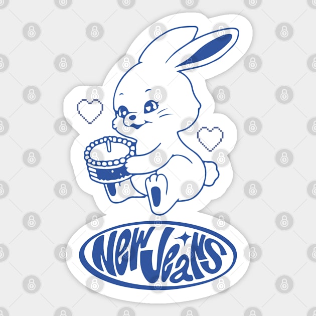 42495878 New Jeans Bunny Stickers for Sale