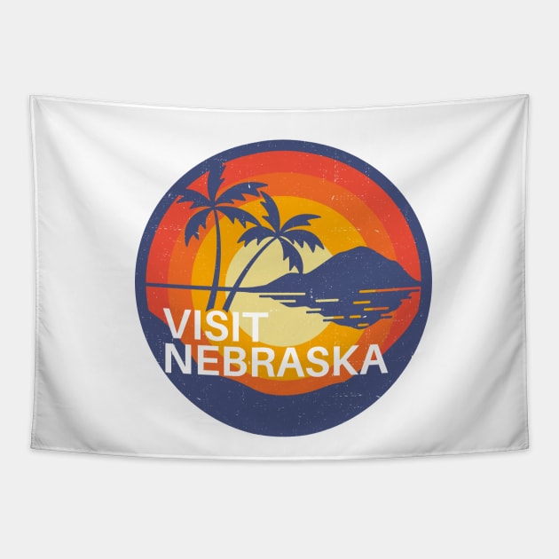 Visit Nebraska Tapestry by BodinStreet