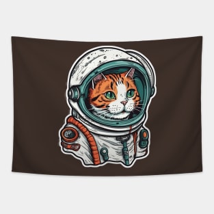 Astronaut cat Tapestry