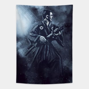 The SAMURAI Abstract Legendary Mystical Warrior Military Artwork Tapestry