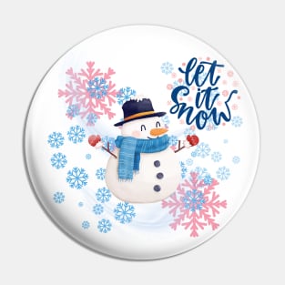 Let It Snow Pin