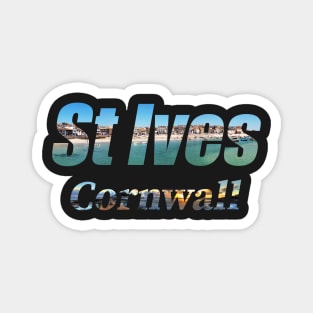 St Ives Cornwall Text Magnet