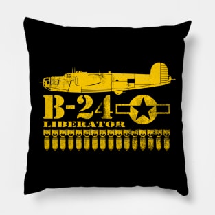 B-24 Liberator (distressed) Pillow