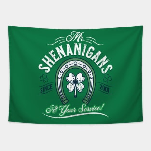 Mr. Shenanigans At Your Service This St. Patrick's Day Tapestry