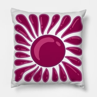 purple flower Pillow