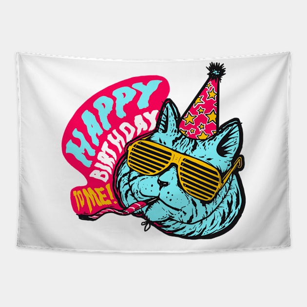 Happy Birthday Tapestry by MeFO