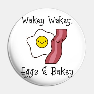 Cute & Funny Bacon and Eggs Pin