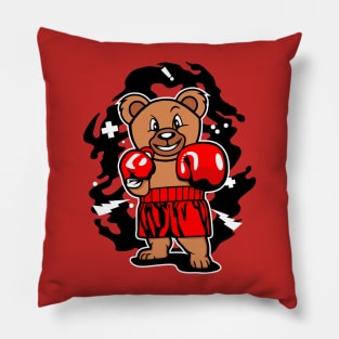 BOXING BEAR CARTOON Pillow