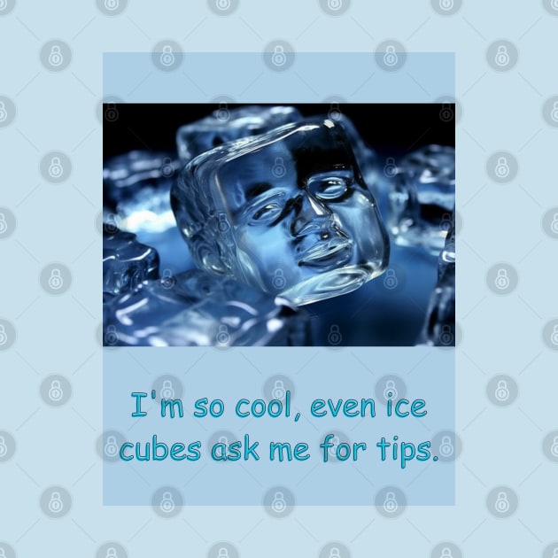 I'm so cool, even ice cubes ask me for tips. by baseCompass