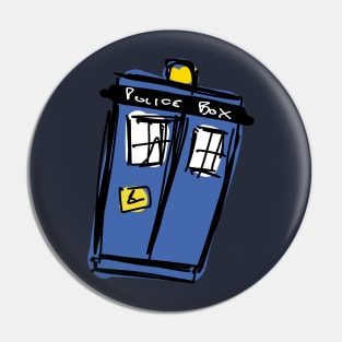 Police Box Pin