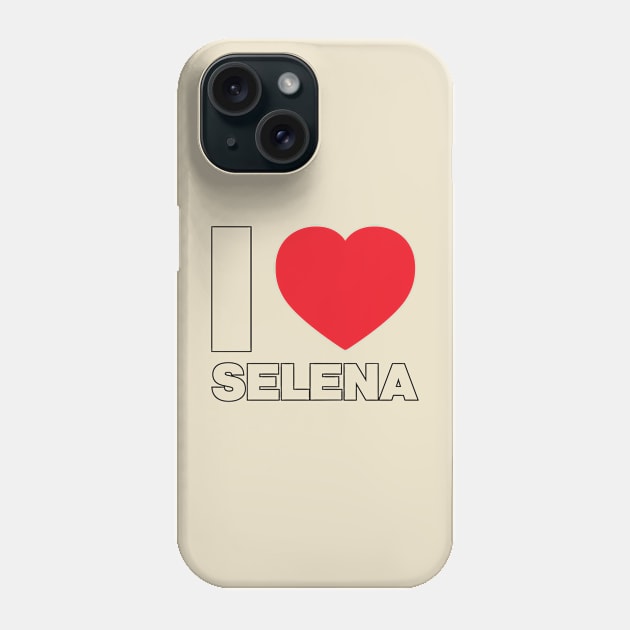 I Love Selena // Vintage Style Design Phone Case by Indanafebry
