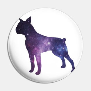 galaxy boston terrier Pin