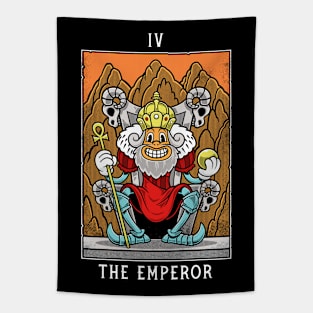 Emperor - Mystical Medleys - Vintage Rubber Hose Cartoon Tarot Tapestry