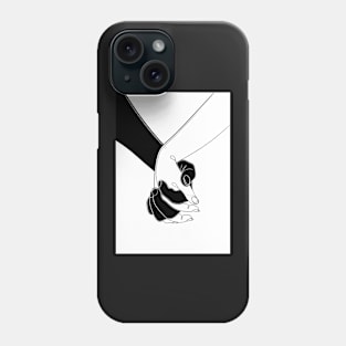 Holding Onto Love Hand Drawing Phone Case