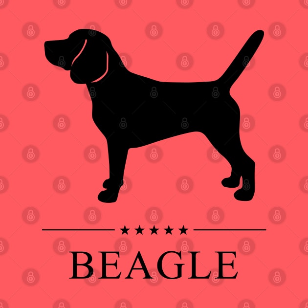 Beagle Black Silhouette by millersye