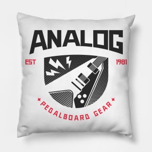 analog guitar gear Pillow