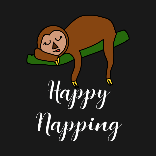 Sloth Happy Napping by livania