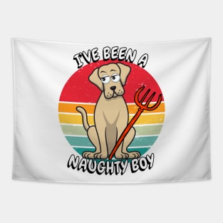 ive been a naughty boy - big dog Tapestry