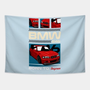 E46 Automotive Icon Tapestry