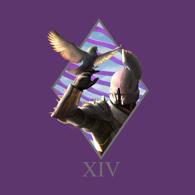 Destiny 2 Saint-14 with Pigeon (Tee) XIV by Jadeitor