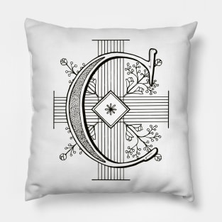 Monogram C Pillow