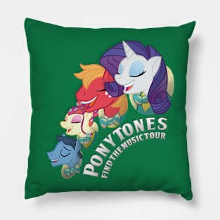 Ponytones - Find the Music Tour! Pillow