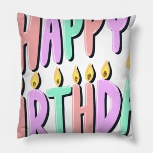 Happy Birthday Girl Pillow