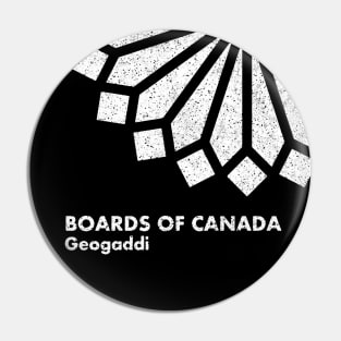 Boards Of Canada / Minimal Graphic Design Tribute Pin