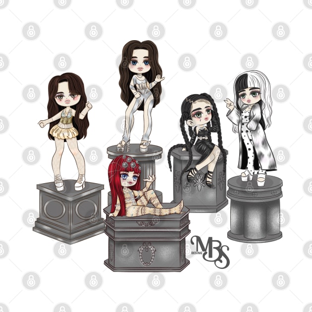 Fanart chibi gidle by MBSdesing 