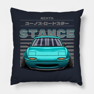 stance of miata (tosca) Pillow