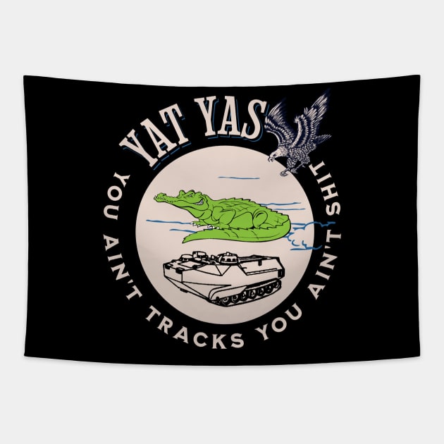 USMC YAT YAS 1833 Amtrac AAV Tapestry by outrigger